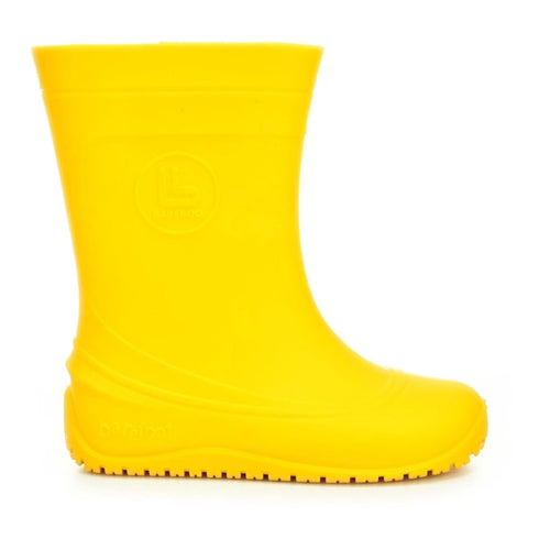 Barefoot gumboots in yellow color in new zeland