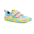 Shoes with flexible sole supports natural foot movement.