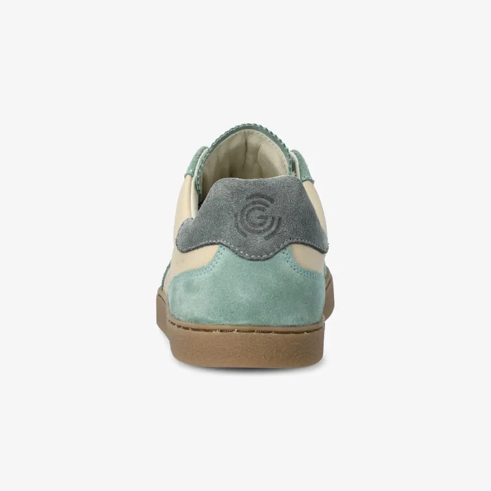 GROUNDIES barefoot shoes nz Panama Beige-Sage Green