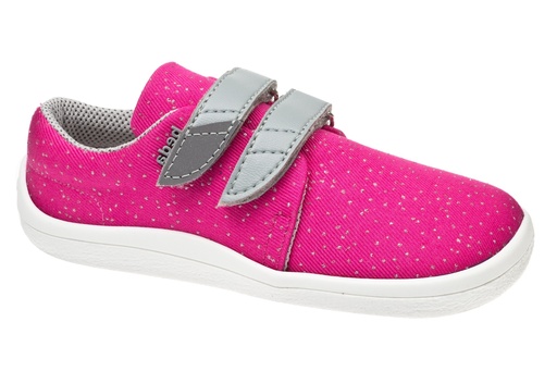Beda Pink shine barefoot shoe